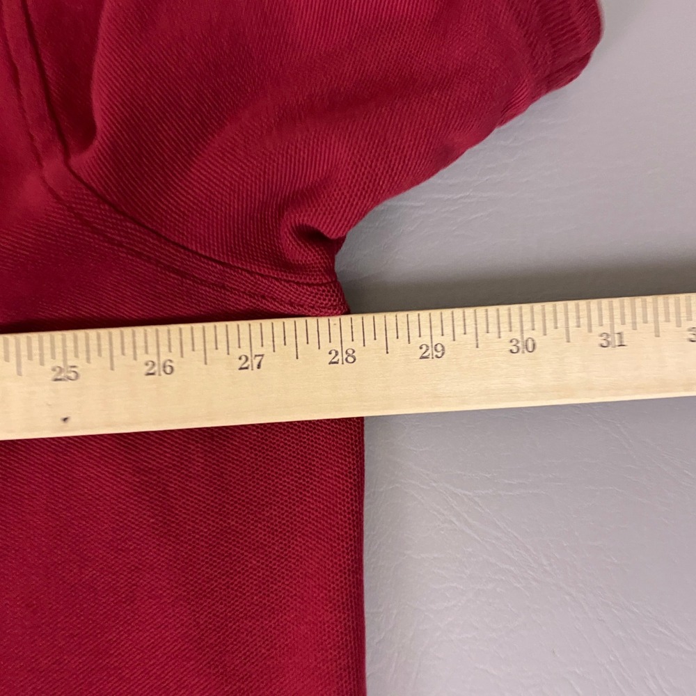 Jos. A. Bank Polo Shirt Mens Size 3XLT Burgundy Red Cotton Traditional Fit *Flaw - Picture 9 of 11